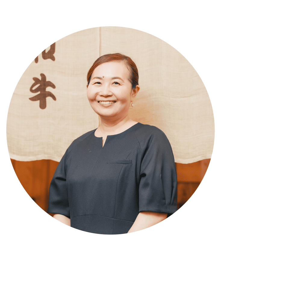 おいしい幸せを分かちあう笑顔のひとときを贈るギフト
仙臺アビルヴァン和牛　杉山 恵子さん