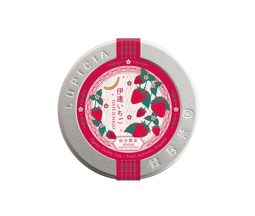伊達いちご 50gデザイン缶入